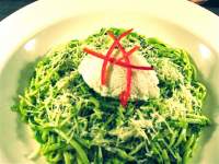   Linguine of Cavolo Nero, Ricotta, Parmesan and Chilli