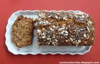   Budín integral de pera, avena y canela