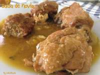   SALSA DE POLLO Y ALBONDIGAS O SALSA DE NOVIAS