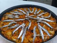   ARROZ CON BOQUERONES, AJOS TIERNOS Y HABAS