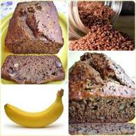   Bountiful Banana Bread / Cake de plátano mm...mmunificente (y saludable)