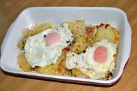   Huevos con patatas panadera: Cariño.. tu si que sabes como hacerme feliz