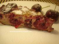   Postres navideños; Clafoutís de cerezas con harina de amaranto, ideal para celíacos.