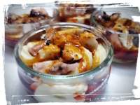 Emulsión de patata con pulpo   