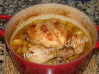   POLLO AL HORNO EN COCOTTE