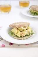   Coronation chicken sandwiches