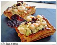   1Âª Receta Blogueros: Revuelto de ajetes y setas en hojaldre con crujiente de cecina de Villarramiel