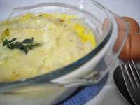   Pastel  de berenjenas y papa