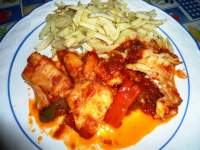   Bacalao con salsa de tomate