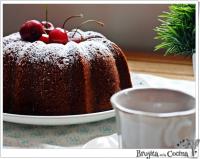   Bundt cake cerezas chocolateada