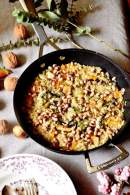 Quinoa salteada con calabaza y champiñones / Chez Silvia