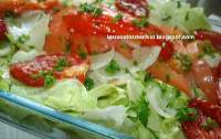   Receta de ensalada con conserva de tomates secos