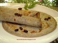   Panqueques  de quinoa y porotos. ¿Porotos dijo 