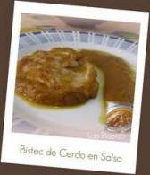   Bistec de Cerdo en Salsa (thermomix)