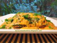   Receta de lasagnas ¿o lasañas   Receta de lasagnas de trigo integral con espinacas y salsa cruda de vegetales