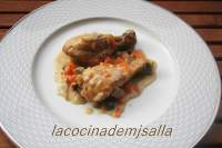   MUSLOS DE POLLO EN SALSA BLANCA DE ALCAPARRAS