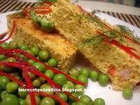   Budín de choclo con camarones