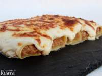   Canelones de carne y foie