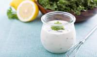 Aderezo de yogurt y cilantro  