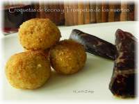   Croquetas de cecina y Trompetas de la muerte