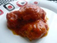   ALBONDIGAS VEGETARIANAS CON SALSA DE TOMATE