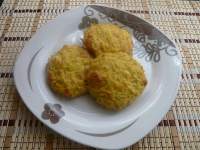   PASTELITOS/TORTITAS DE ARROZ CON CURRY Y QUESO BLANCO