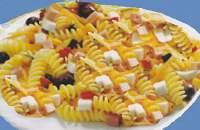   FUSILLI DOPPIA RIGATURA CON JAMÒN Y ACEITUNAS