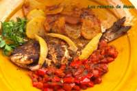   PESCADO AL HORNO CON 