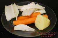 
Crema de pencas de acelga y zanahoria, comida para bebés  