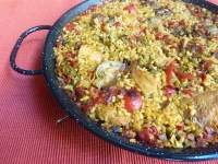   PAELLA DE ALCACHOFAS Y POLLO (TRADICIONAL)