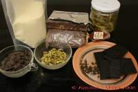 
Langostinos de Ibarra (Guindillas) cubiertos de chocolate amargo y especiado 