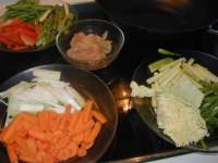 
Chop suey agridulce con pechuga de pollo  