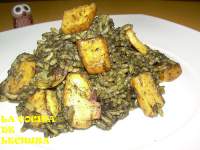   JIBIA GUISADA CON ARROZ NEGRO