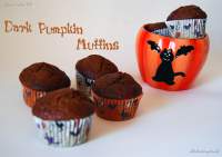   Muffins oscuros de calabaza y jengibre