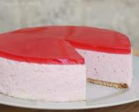   Tarta de queso y fresa (sin horno) {no-bake Strawberry cheesecake}
