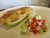 CALABACINES RELLENOS DE atún y surimi  