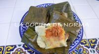   TAMALES EN HOJA DE PLÀTANO RELLENOS DE COCHINITA PIBIL