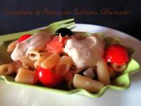 ENSALADA DE PASTA CON SALMÒN AHUMADO  