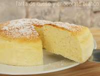   Pastel de queso japonés {tarta de queso y chocolate blanco}
