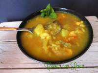 SOPA DE HORTALIZAS CON ARROZ  