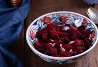 Ensalada de espinacas y carabineros  