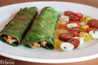   Crepes o wraps de espinacas