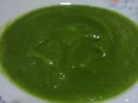   Crema de calabacín crudivegana