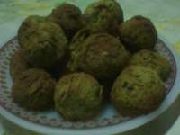   Falafel (aunque al horno)