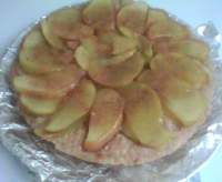   Tarta de manzana de arroz cocido