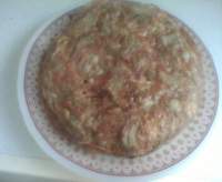   Tortilla de alcachofas con cebolla