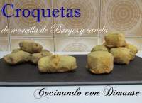 Cocinando con Dimanse: Croquetas de morcilla de Burgos y canela