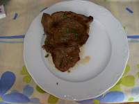   BISTEC DE TERNERA AL VODKA.