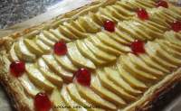   Tarta de hojaldre de manzana