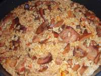   ARROZ CON REBOLLONES Y COSTILLA DE CERDO